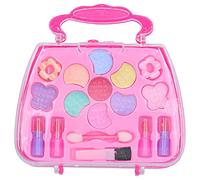 CHEOTIME Toddler Makeup Kit for Girls, Princess Real Washable Cosmetic Set Toys with Mirror, Safe Christmas Birthday Gift Toys for Girl 4 5 6 7 8 9 10 Year O