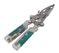 CHEOTIME Wire Stripper, 20 in 1 Multifunctional Electrical Tool with Voltage Tester, 8.8 Inch Folding Pliers for Wire Stripping Crimping Cutting