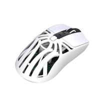 CHEOTIME Wireless Gaming Mouse, Modo Tri de Sensor óptico liviano Botones programables para PC MacOS Gaming (Blanco)