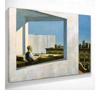 CheQuadro! Oficina en una pequeña ciudad Office in a Small City Edward Hopper, gran cuadro de alta calidad impreso en lienzo, arte fino, listo para colgar bsa35-50x70 cm