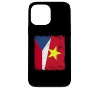 Chequia Vietnam Media Bandera República Checa Historia vietnamita Carcasa para iPhone 13 Pro MAX