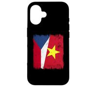 Chequia Vietnam Media Bandera República Checa Historia vietnamita Carcasa para iPhone 16