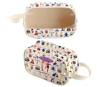 Cher Horowitz Lover Gift TV Series - Bolsa transparente con cremallera para maquillaje, Cluebag