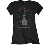 Cher - T-Shirt # S Ladies Black # Heart of Stone