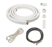 Cherbowing kit tubi rame per climatizzatore 2 x 3 mt da 1/4" 3/8" para 9000/12000 BTU (2x 3m 1/4"+3/8")