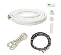 Cherbowing kit tubi rame per climatizzatore 2 x 5 mt da 1/4" 3/8" para 9000/12000 BTU(2x 5m 1/4"+3/8")