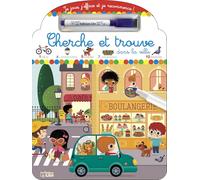 Cherche et trouve dans la ville: Avec 1 feutre effaçable (JE JOUE J'EFFAC)
