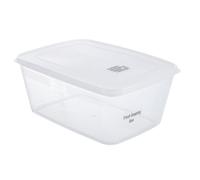 Chereda Contenedores de alimentos a prueba de fugas, 1 L, 2 L, 3 L, recipientes herméticos, apilables y reutilizables con tapas, caja de almacenamiento para refrigerador (grande)