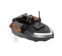 CHERIKIU Barco de cebo RC de 500 m con GPS y 3 cajas de cebo, ABS cebo de pesca barco mando a distancia barco de alimentación cebo de pesca cebo de pesca cebo de pesca, faro y batería de 12000 mAh