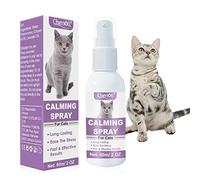 Cherioll Spray calmante para gatos, reduce la ansiedad o la agresión de tu mascota, feromonas para gatos y alivio de ansiedad de gatos, resultados de larga duración, rápidos y eficaces