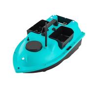 CHERIPOLI Barco de pesca RC con mando a distancia LCD, regreso de coche con batería baja/pérdida de señal, carga de 2 kg, LED nocturno, barco de pesca portátil para pesca al aire libre