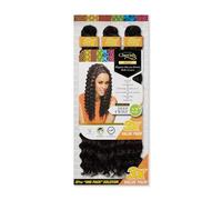 Cherish Trenzas de pelo de ganchillo de 22 pulgadas, paquete económico 3 en 1, color 1B