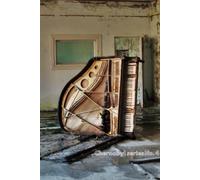 Chernobyl Notebook No 4 - Abandoned Music School of Pripyat | A5 Graph Paper Notebook for Science and Math: Unique Urban Exploration Cover 80 pages.