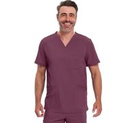 Cherokee Camiseta para hombre con cuello en V Infinity, burdeos, M