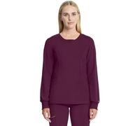 Cherokee Infinity CK781A - Camiseta de manga larga con cuello en V para mujer, Vino, XX-Small