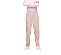 Cherokee - Pantalón de trabajo para mujer, talla grande, Originals, cintura elástica, con cordones, beige, XXS
