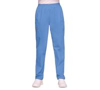 CHEROKEE Pantalones Uniformes para Mujer, Línea Originals, Azul (Celeste), XS