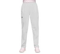CHEROKEE Pantalones Uniformes para Mujer, Línea Originals, Blanco, L