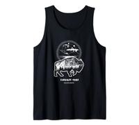 Cherokee Tribu Nativo Americano Indio Vintage Astro Buffalo Camiseta sin Mangas