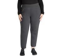Cherokee WWE011 - Pantalones tipo casaca para mujer, estilo jogger con bolsillos, gris peltre, XL