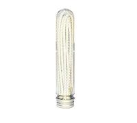 Cherrii Cordones de repuesto for zapatos, 1 par de cordones elásticos redondos con banda elástica reflectante de 70 a 200 cm.(White,70cm)