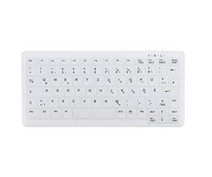 CHERRY AK-C4110 Tastatur RF Wireless QWERTZ Deutsch Weiß (AK-C4110F-FUS-W/GE) Marca