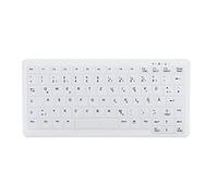 CHERRY AK-C4110 - Teclado desinfectable con Cable, diseño de portátil, Color Blanco