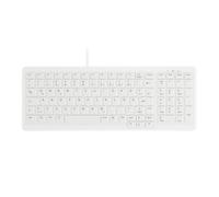 Active Key Teclado AK-C7000FU1WGE, USB desinfectable, teclado numérico, blanco ES