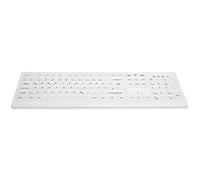 Cherry AK-C8100 - Teclado higiénico desinfectable con Bloque numérico, Color Blanco