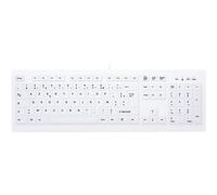 CHERRY AK-C8100F-U1-W/FR teclado Médico USB AZERTY Francés Blanco