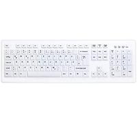Cherry ak-c8100f-uvs-w/ge teclado usb qwertz alemán blanco