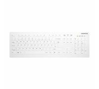 Cherry ak-c8112f teclado médico rf inalámbrico alemán blanco