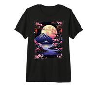 Cherry Blossom Asiático Japón Estilo Anime Estética Japonés Camiseta Premium