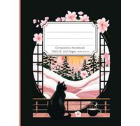 Cherry Blossom Cat Notebook