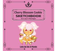 Cherry Blossom Cookie Sketchbook: A Cute Square Sketchbook for Drawing, Doodling, Manga, Cartoons, Anime & Creative Art | 120 Blank Pages | 8.5 x 8.5 (Cookie Run Kingdom Fan Art)