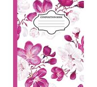 Cherry Blossom Dreams Composition Notebook: Elegant Floral Softcover Notebook | 120 College-Ruled Pages | 7.5" x 9.25" | Aesthetic Journal for School, Work, Office, Notes & Writing