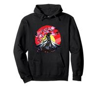 Cherry Blossom Fighter Fujuyama Sunset Japanese Samurai Sudadera con Capucha