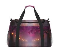 Cherry Blossom Lane - Bolsa de almacenamiento de viaje de gran capacidad, ligera, bolsa de transporte de mano, bolsa de almacenamiento durante la noche, bolsa de viaje unisex