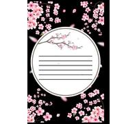 Cherry blossom notebook: Black and pink theme