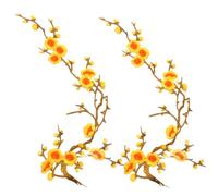 Cherry Blossom Patches, Embroidered Flower Patches for Jackets, Jeans, Backpacks, Dresses, Hats & DIY Clothing Repair and Decoration (#R)