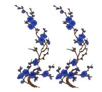Cherry Blossom Patches, Embroidered Flower Patches for Jackets, Jeans, Backpacks, Dresses, Hats & DIY Clothing Repair and Decoration (#M)