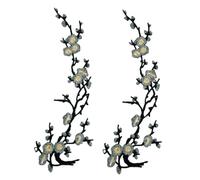 Cherry Blossom Patches, Embroidered Flower Patches for Jackets, Jeans, Backpacks, Dresses, Hats & DIY Clothing Repair and Decoration (#Q)