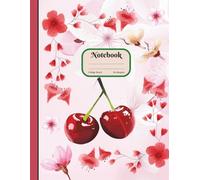 Cherry Blossom Sakura Composition Notebook: Large 8.5"x11" College Ruled Noteboook, No Margins