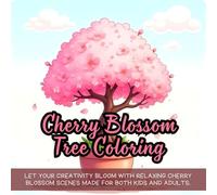 Cherry Blossom Tree Coloring: Let your creativity bloom with relaxing cherry blossom scenes made for both kids and adults.