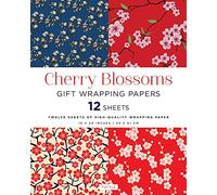 Cherry Blossoms Gift Wrapping Papers - 12 Sheets: 18 x 24 inch (45 x 61 cm) Wrapping Paper