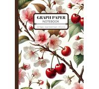 Cherry Blossoms Graph Paper Notebook: 110 Pages | Quad Ruled | 8.5 x 11 in, Perfect for Math, Science, and Class Notes - Journal with a Fresh Botanical Look