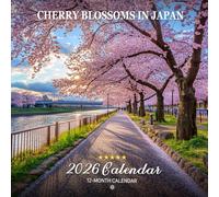 Cherry Blossoms In Japan 2026 Calendar: Elegant Sakura Scenes Across Japan | Kalender Calendario Calendrier