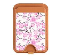 Cherry Blossoms - Soporte magnético para tarjetas para iPhone 16, 15, 14, 13 Pro Max, multicolor
