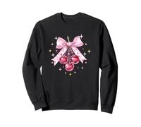 Cherry Bow Coquette Womens Princess Birthday Sudadera