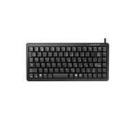 Cherry Compact Keyboard, Combo (USB + PS/2), DE - Teclado (Combo (USB + PS/2), DE, USB+PS/2, QWERTY, Negro, 0-50 °C, 282 x 132 x 27 mm)